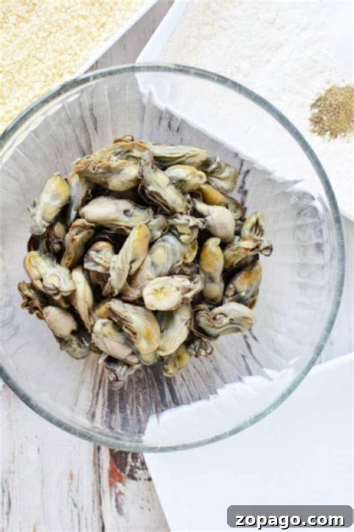 Do you rinse oysters before frying?