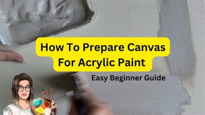 Do you stretch a canvas before or after painting?