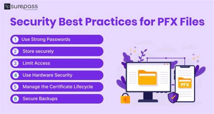Does a PFX file contain the private key?
