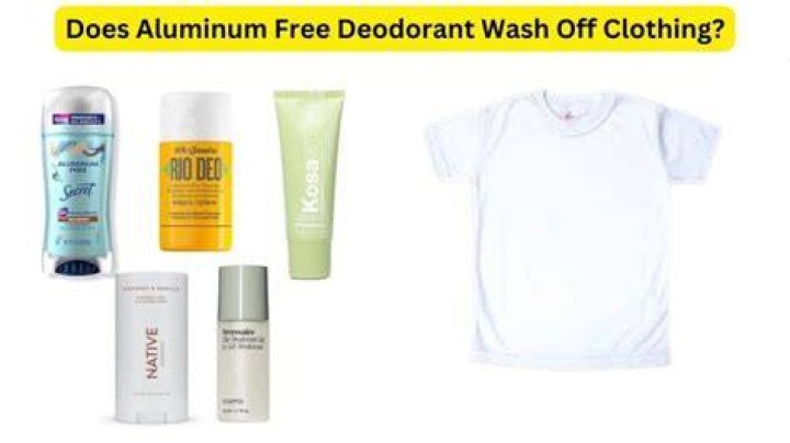 Does aluminum free deodorant stain clothes?