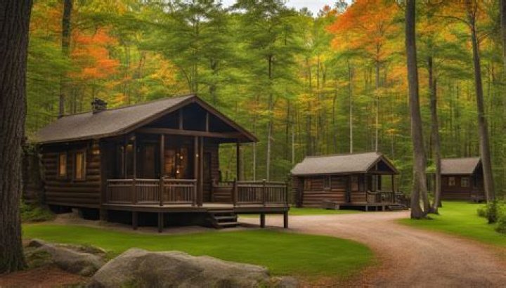 Does East Harbor State Park have cabins?