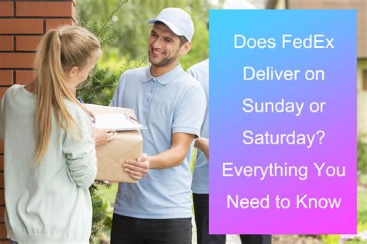 Does FedEx ship overnight on Sunday?