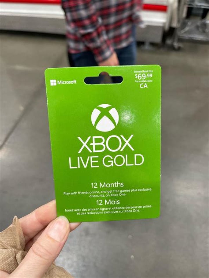 Does GameStop sell Xbox Live Gold Cards?