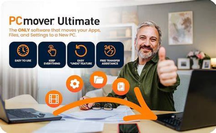 Does PCmover copy or move files?