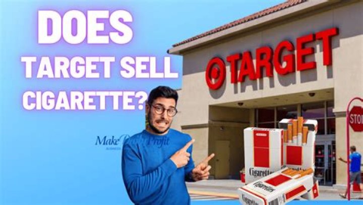 Does Target sell e cigarettes?