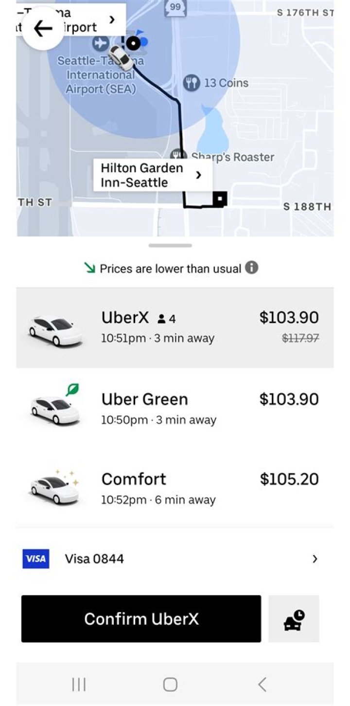 Does Uber charge for tolls in NYC?