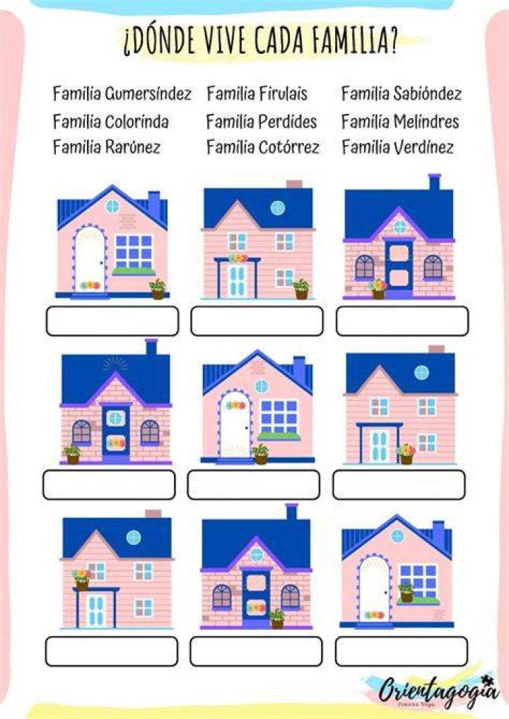 ¿Dónde vive la familia Aguilar?