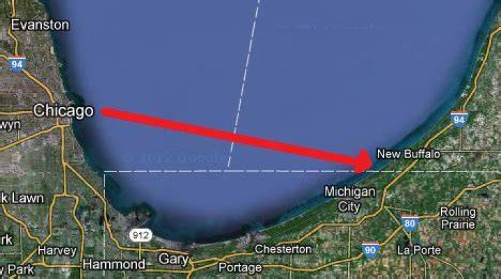 Has anyone swam across Lake Michigan?
