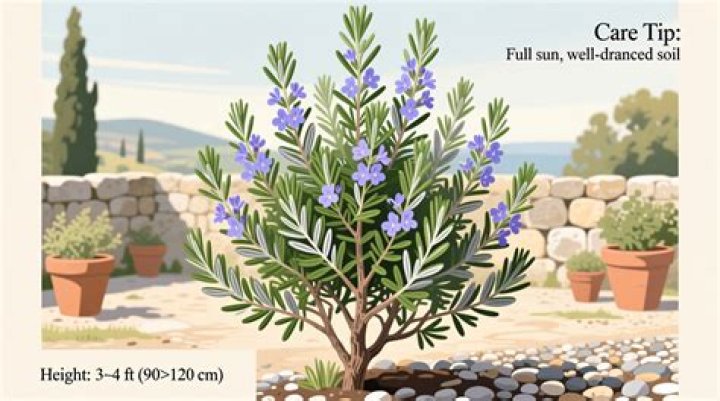 How big does a rosemary plant grow?