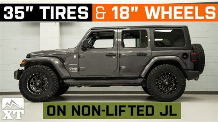 How big of tires can you put on a stock Jeep?