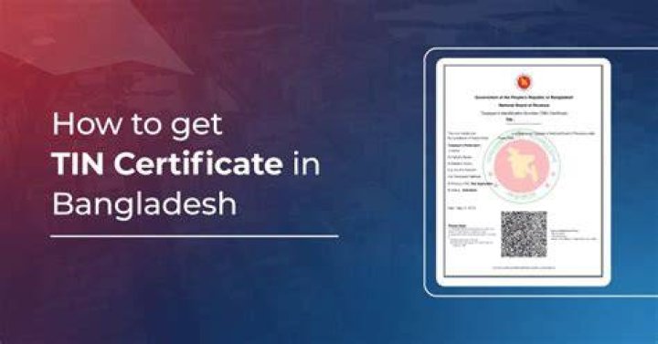 How can I get TIN certificate in Bangladesh?
