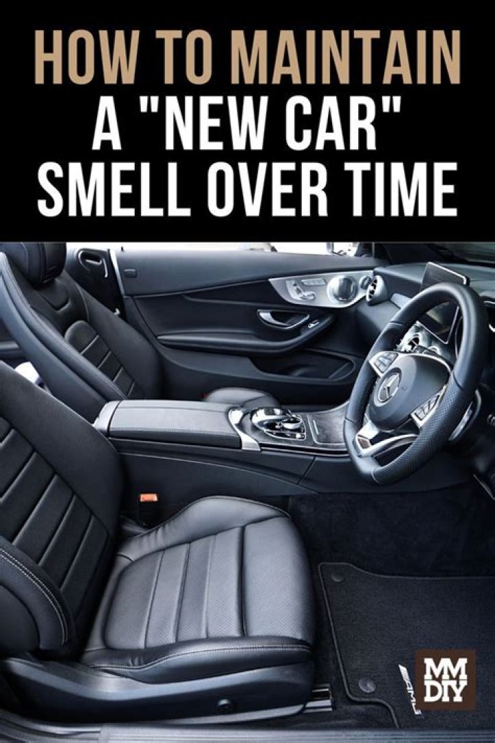 How can I make my car smell like new?