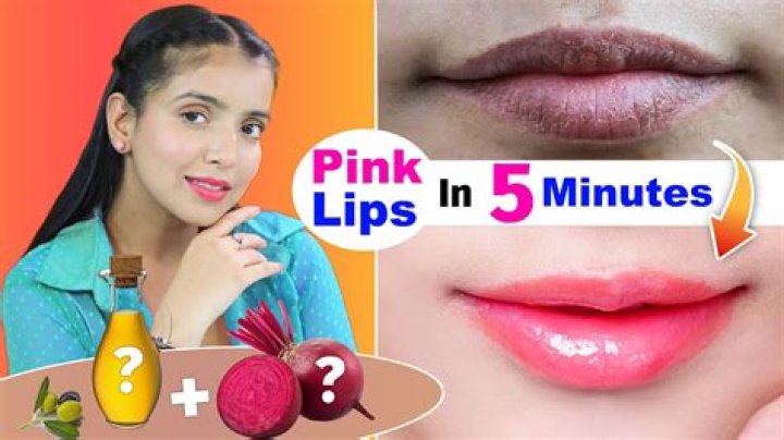How can I make my lips pink with toothpaste?