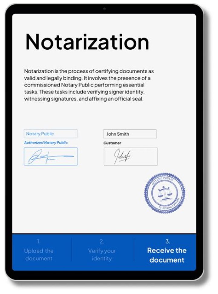 How can I notarize a document remotely?