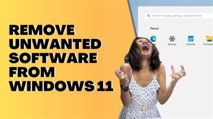 How can I remove unwanted software?