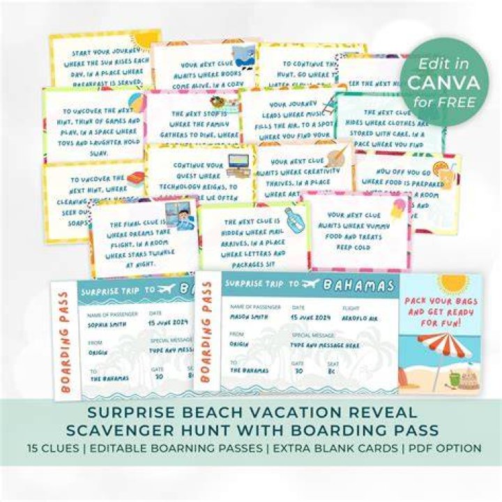 How can I surprise my kids with vacation?