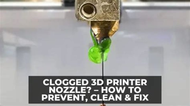 How can you tell if a nozzle is clogged?