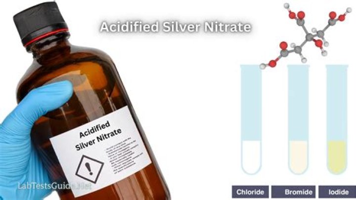 How can you tell the difference between silver nitrate and sodium nitrate?