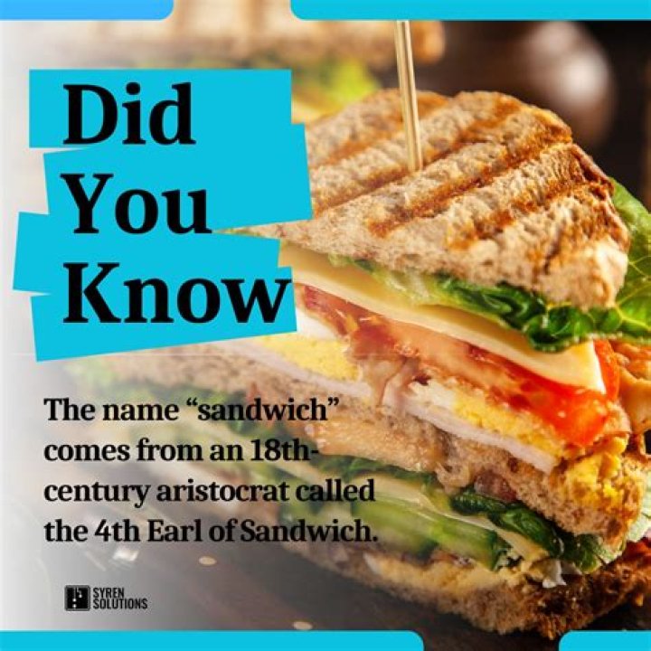 How did the Earl of Sandwich get his name?
