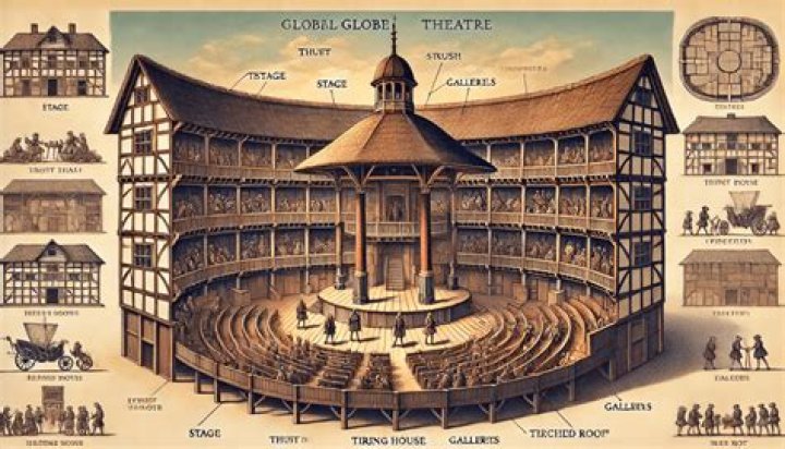 How did the Globe Theatre get its name?