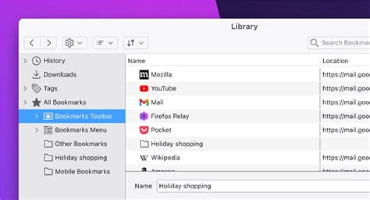 How do I access bookmarks?