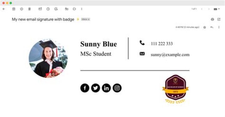 How do I add a nickname to my email signature?