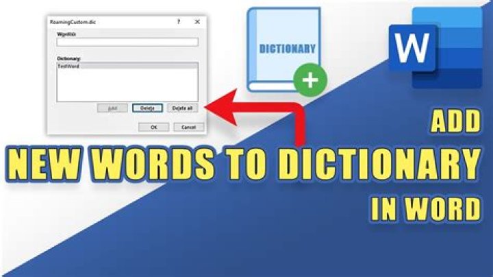 How do I add a word to the dictionary in pages?