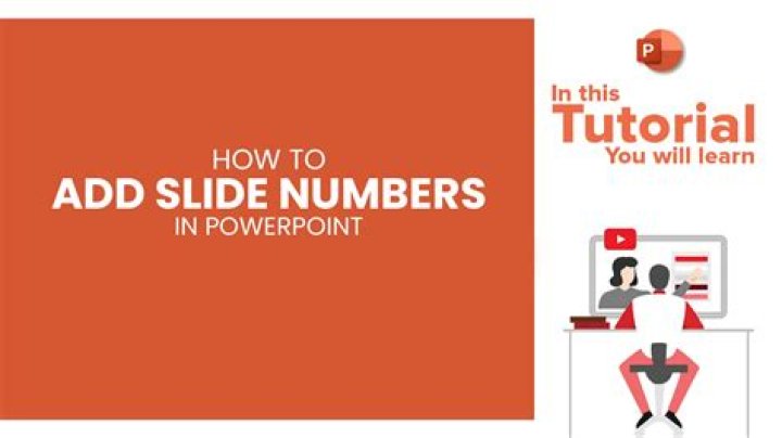 How do I add slide numbers to slide master?