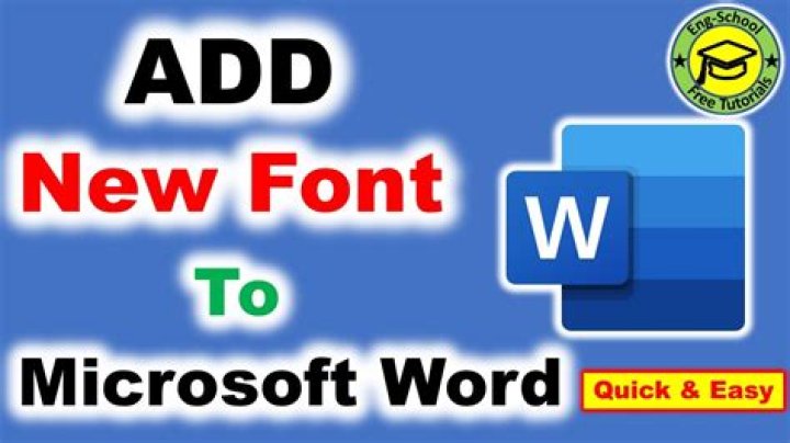 How do I add SutonnyMJ font to Microsoft Word?