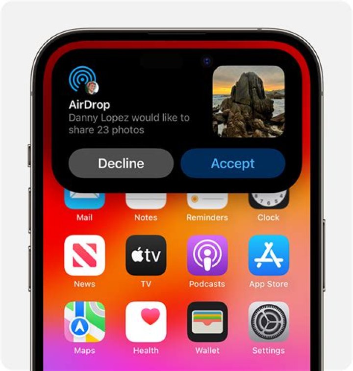 How do I airdrop QuickTime videos to my iPhone?