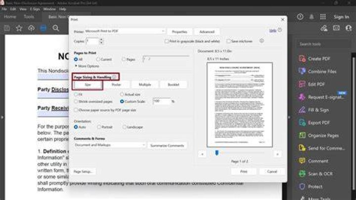 How do I change page size in OpenOffice?