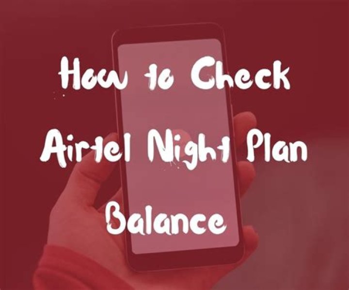 How do I check my Airtel night bundle balance?