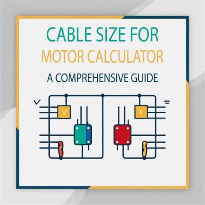 How do I choose motor cable size?