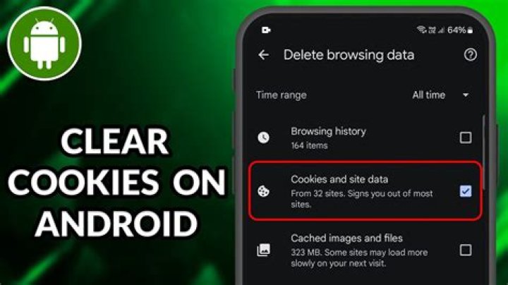 How do I clear cookies on my Samsung Galaxy s2?