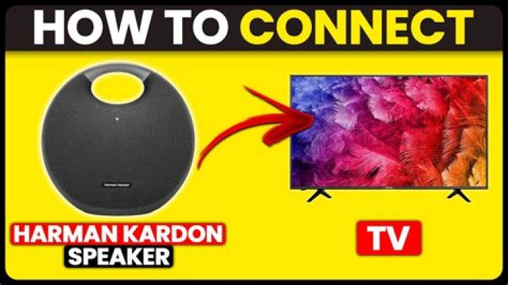 How do I connect my Harman Kardon sb20 to my TV?
