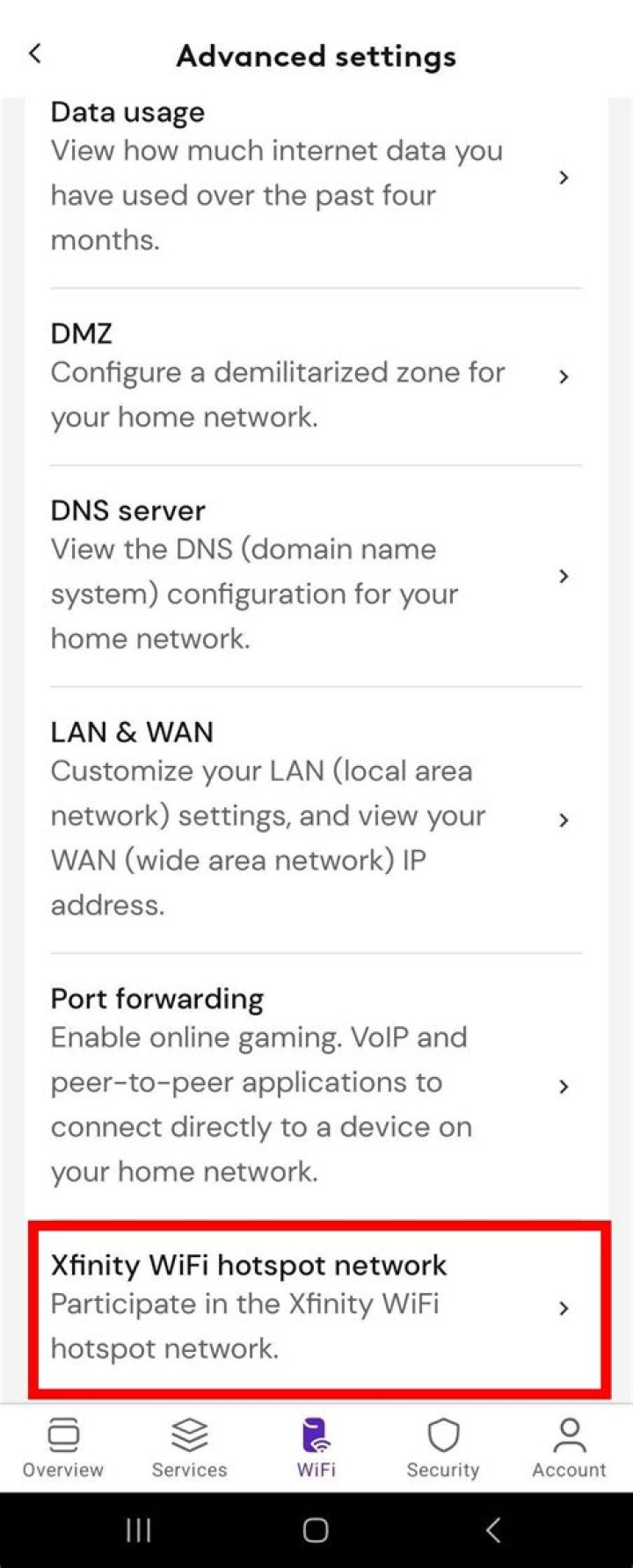 How do I connect to Xfinity Wifi after moving?