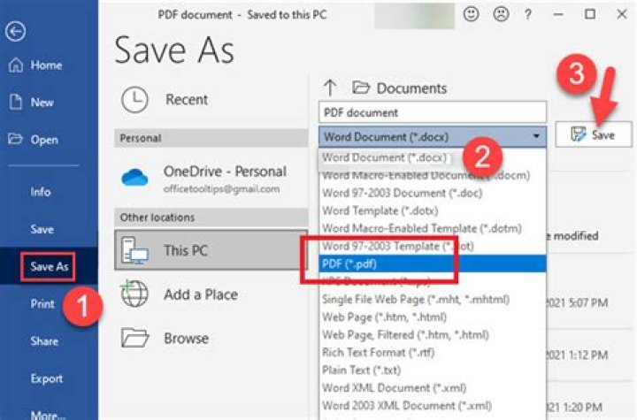 How do I convert a PDF file to a locked Word document?