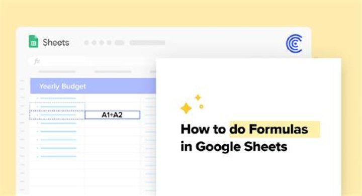 How do I create a formula in Google Docs?