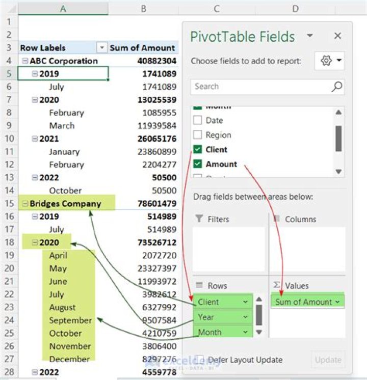 How do I create a pivot field name in tableau?