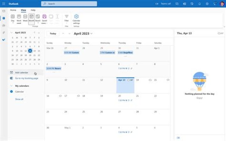How do I create a public calendar in Office 365?