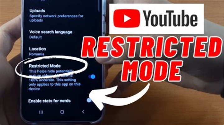 How do I disable restricted mode on YouTube iPhone?
