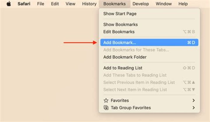 How do I edit Safari bookmarks on Mac?