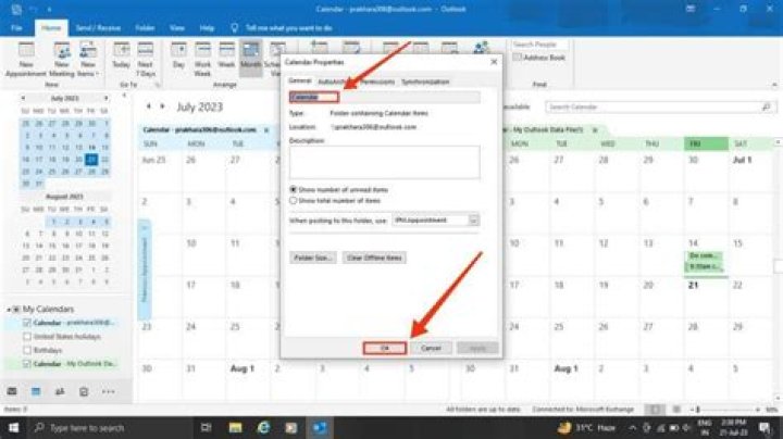 How do I enable calendar sharing in Office 365?