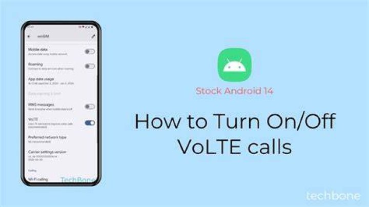 How do I enable VoLTE on Android?