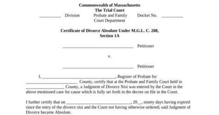 How do i find divorce records in Massachusetts?