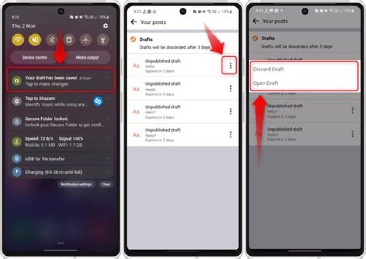 How do I find drafts in SharePoint?