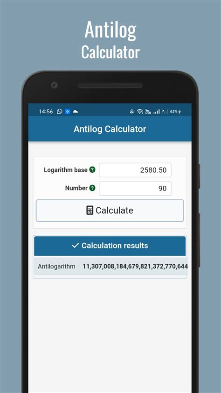 How do I find the Antilog on my calculator?