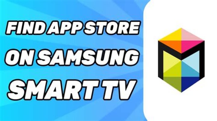 How do I find the app store on my TV?