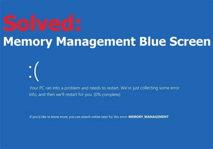 How do I fix a blue screen memory dump?