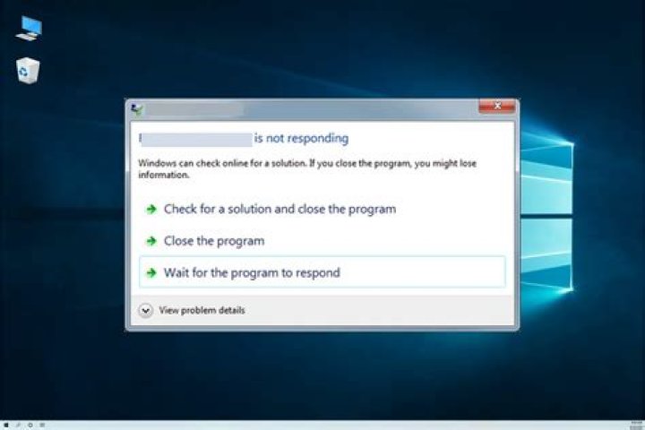 How do I force an app that isn't responding?